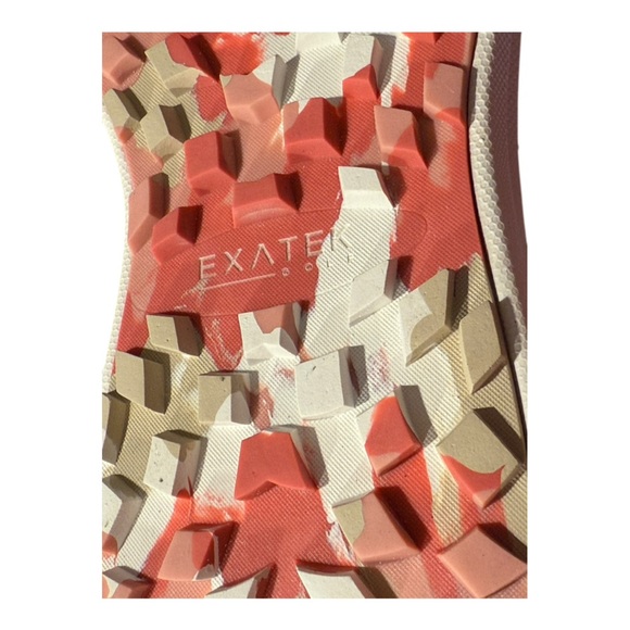 Exatek Anubis Women’s Cream and Coral Golf Shoes - Picture 9 of 12